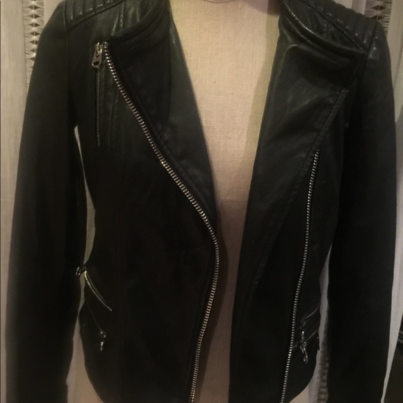 Zara Trafaluc Leather Jacket in Women Small - Picture 3 of 15